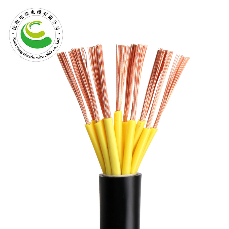 10芯  ZR-YJV 10*0.5mm?--10*2.5mm? 铜芯聚氯乙烯绝缘聚乙烯护套控制软电缆  铜芯电缆