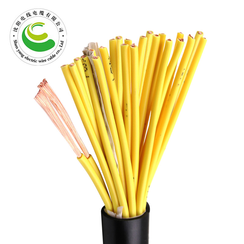 24芯  ZR-YJV 24*0.5mm?--24*2.5mm? 铜芯聚氯乙烯绝缘聚乙烯护套控制软电缆  铜芯电