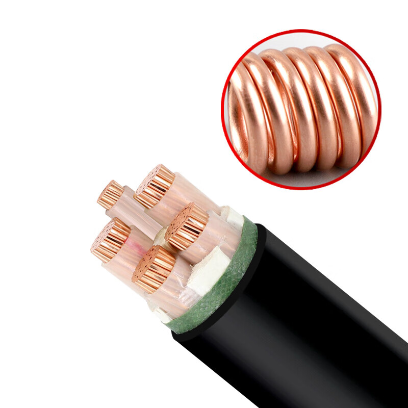 ZR-YJV-0.6/1KV-5*10mm?国标铜芯电线电缆 5*1.5mm?--5*35mm? 5芯