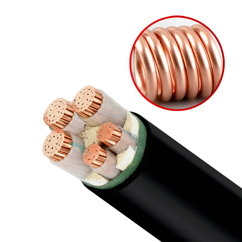 ZR-YJV-0.6/1KV-3*10mm?+2*6mm?国标铜芯电线电缆 3*10+2*6mm?--3*300+2*150mm?