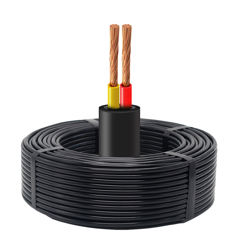 YC-450/750V-2*2.5mm?国际橡套软电缆 1米 规格范围：1mm?-25mm?