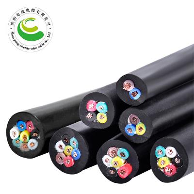 7芯  ZR-YJV 7*0.5mm?--7*2.5mm? 铜芯聚氯乙烯绝缘聚乙烯护套控制软电缆  铜芯电缆