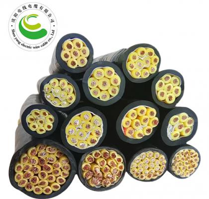 10芯  ZR-YJV 10*0.5mm?--10*2.5mm? 铜芯聚氯乙烯绝缘聚乙烯护套控制软电缆  铜芯电缆